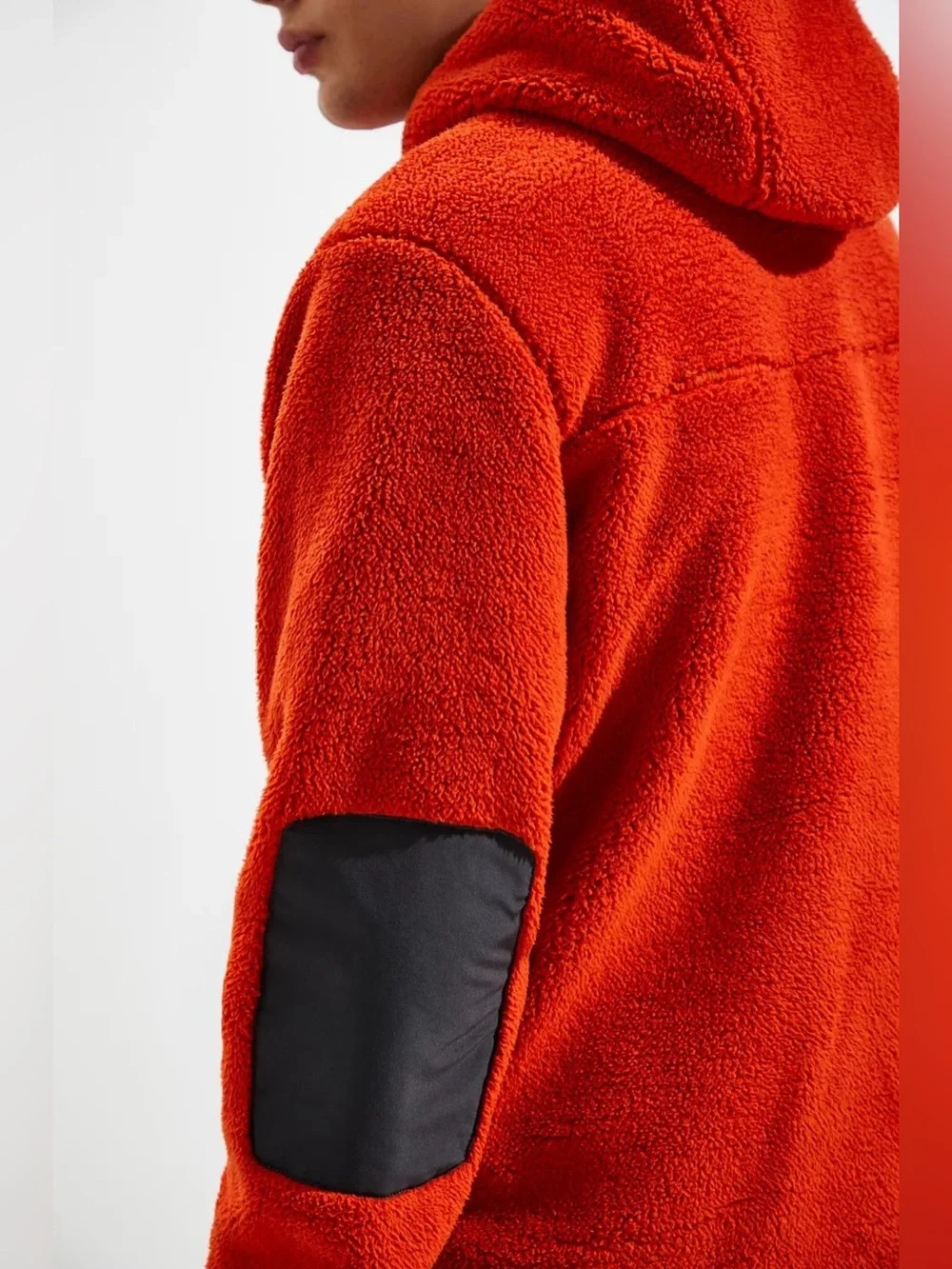 Urban Outfitters x The North Face Campshire Sherpa Fleece Hoodie Sweatshirt M